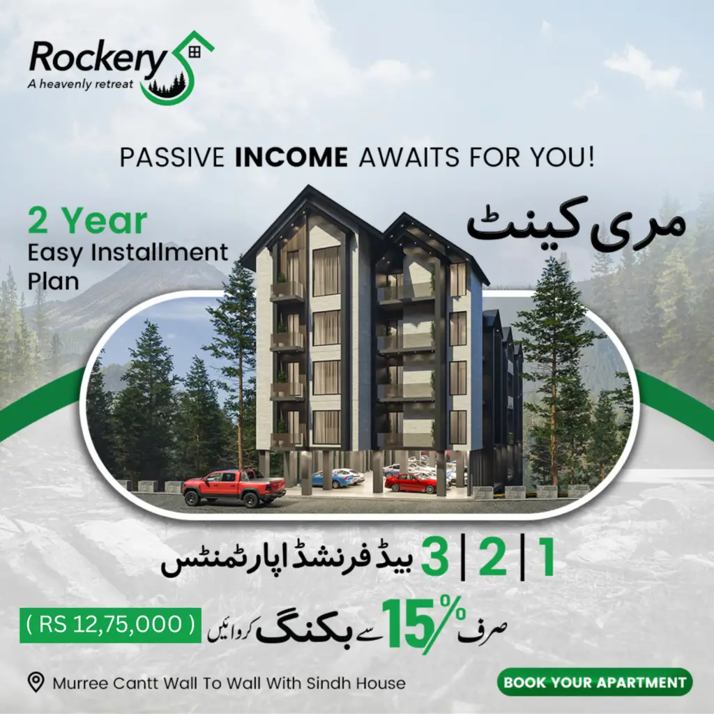 Best furnished apartment in Murree offering comfortable rooms, modern amenities, scenic mountain views, family-friendly stay, and affordable short-term rental options.