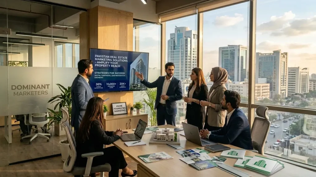Best real estate marketing agencies in Pakistan offering SEO, PPC, lead generation, branding, and property marketing services