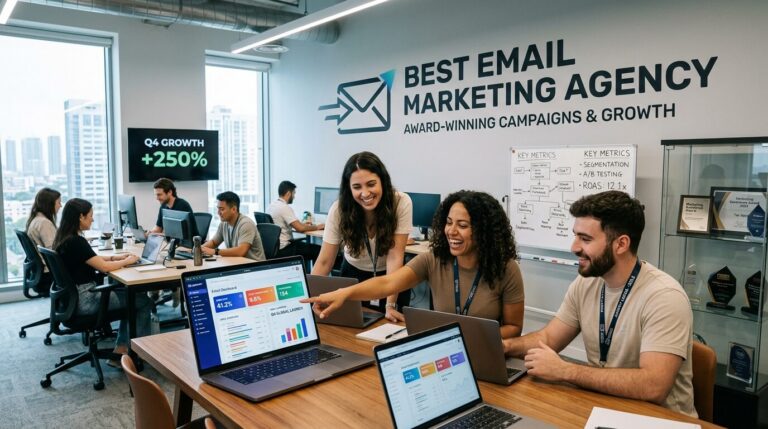 mail marketing agency in Lahore showing analytics dashboard and campaign performance reports